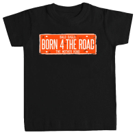 Camiseta BORN 4 THE ROAD niño negra